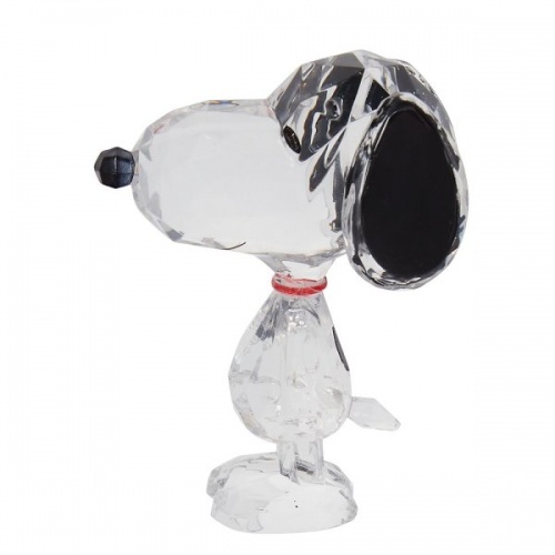 Peanuts Snoopy Facets Figurine Gem Cut Acrylic Sculpture