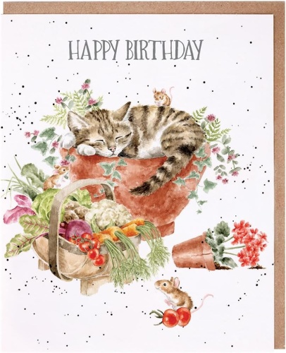 Wrendale Designs 'Purrrfect Birthday' Cat birthday card