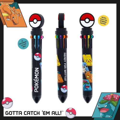 Pokemon Multi 10 Colour Pen