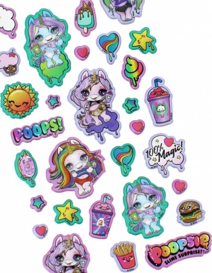 Poopsie Slime Surprise Puffy Stickers