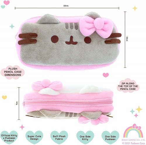 Hello Kitty x Pusheen Plush Pencil Case