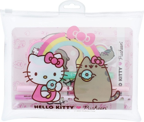 Pusheen x Hello KItty Super Stationery Set