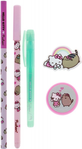 Pusheen x Hello KItty Super Stationery Set