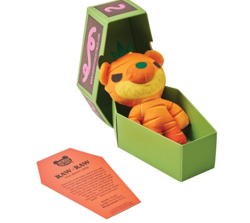 Raw-Raw Easter Coffin Deddy Bear 14cm Plush