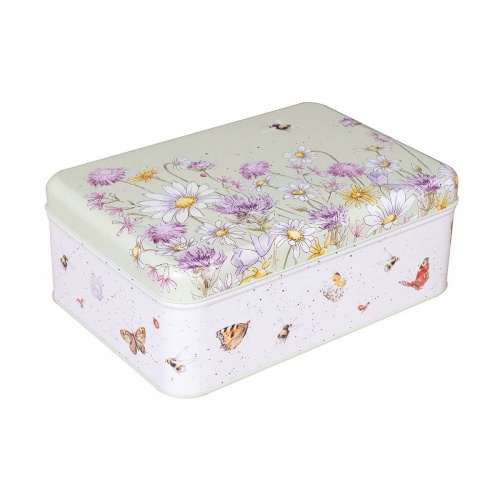 Wrendale Designs The Country Set Bees & Butterfly Rectangular Tin