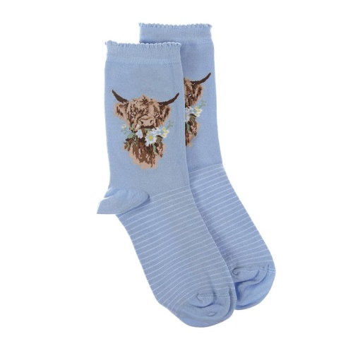 Wrendale Designs Daisy Coo Cow Bamboo Ladies Socks