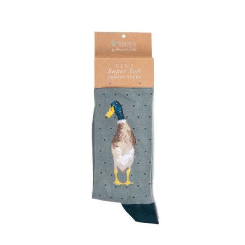 Wrendale Designs Guard Duck Men's Socks with Gift Bag