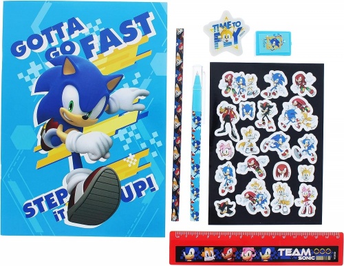 Sonic the Hedgehog Super Stationery Set