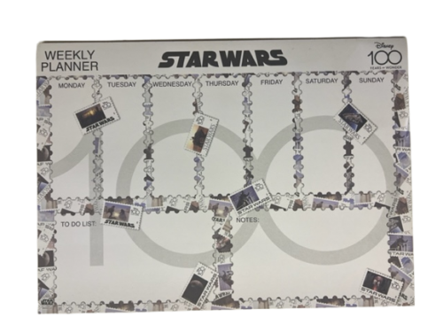Disney Star Wars A4 Weekly Calendar Planner Desk Organiser Pad