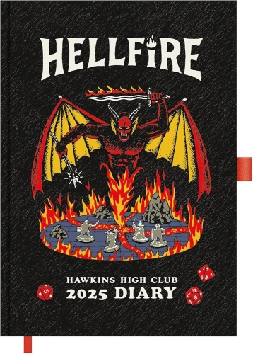 Stranger Things 2025 Hellfire Club 2025 Diary A5 Day Per Page