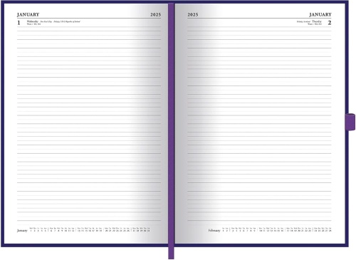 Wednesday Official 2025 Diary A5 Day Per Page Addams Family