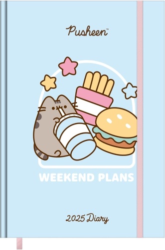 Pusheen Hardcover 2025 Diary A5 Day per page