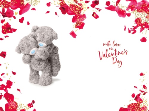 Me to You Love Everything Valentines Day Card 3D Holographic Tatty Teddy