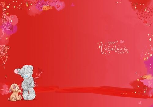 Me to You With love from the dog Valentines Day Card Tatty Teddy