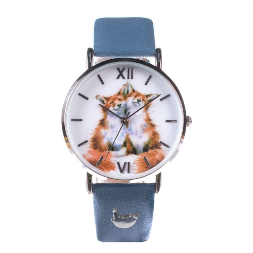 Wrendale Designs Fox Contentment Leather Watch