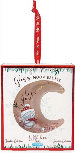 Me to You Tatty Teddy I Love you to Moon and Back Christmas Bauble in a Gift Box