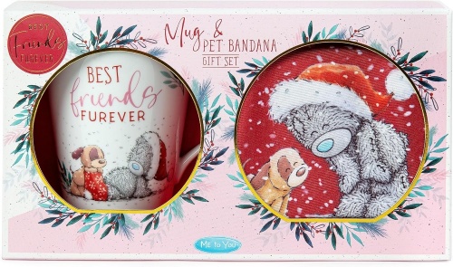 Me to You Best Friends Furever Mug and Pet Bandana Set Gift Boxed Tatty Teddy